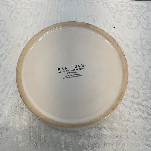 Rae Dunn Chow Down Pet Bowl Yellow Interior - Picture 3 of 4